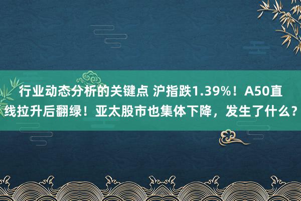 行业动态分析的关键点 沪指跌1.39%！A50直线拉升后翻绿！亚太股市也集体下降，发生了什么？