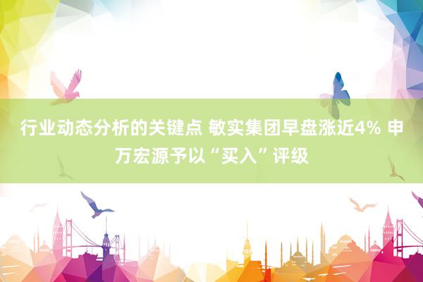 行业动态分析的关键点 敏实集团早盘涨近4% 申万宏源予以“买入”评级