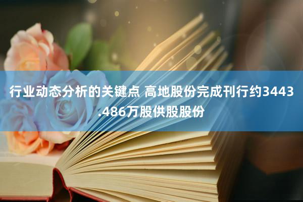 行业动态分析的关键点 高地股份完成刊行约3443.486万股供股股份