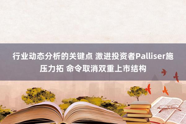 行业动态分析的关键点 激进投资者Palliser施压力拓 命令取消双重上市结构